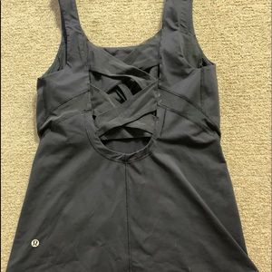 Lululemon mesh cross-back tank top